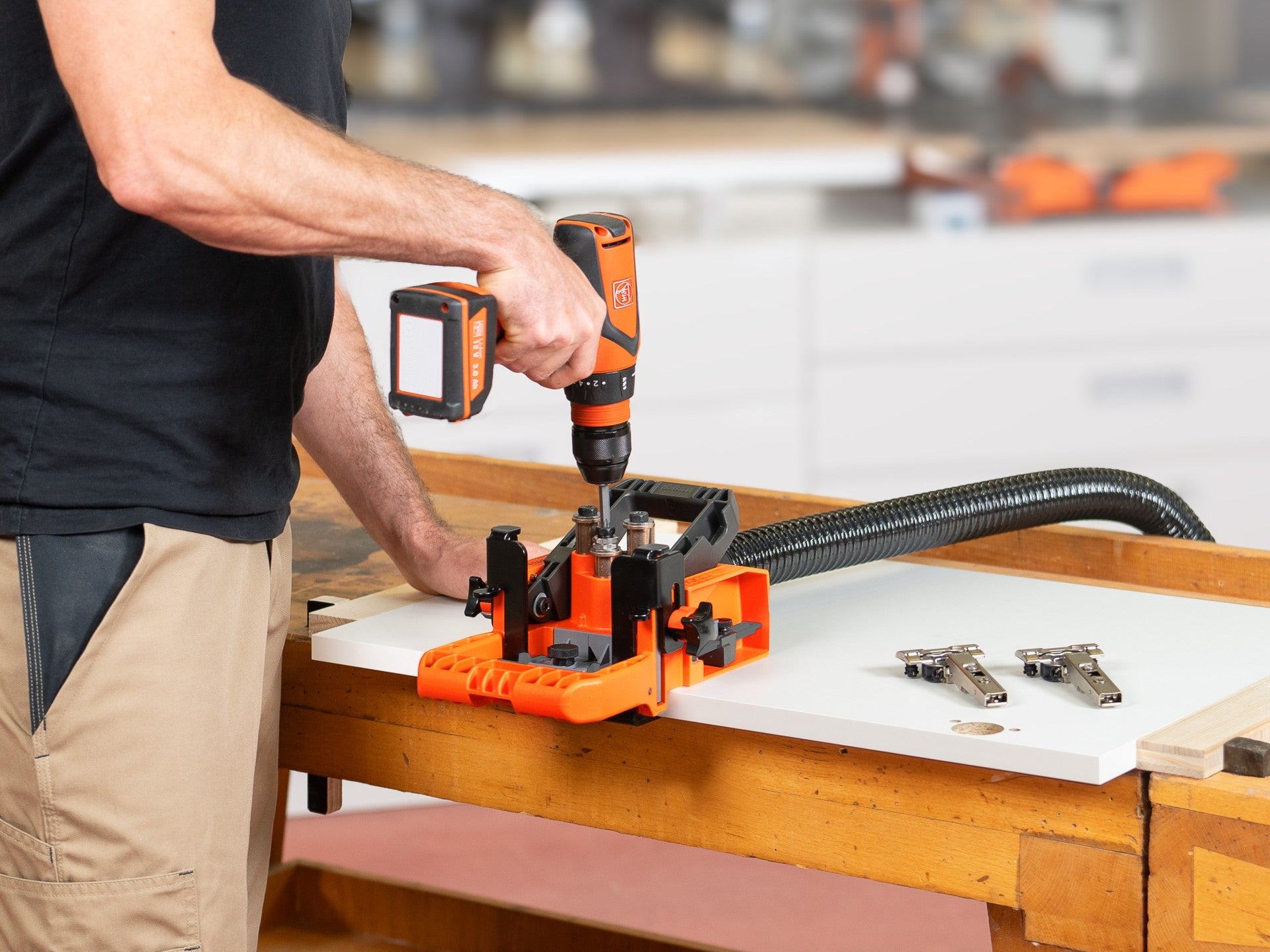 BLUM Ecodrill Orange, Borrmall för gångjärn